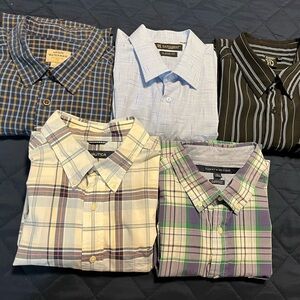 5 XL Dress Shirts for Smart Style - short sleeve.